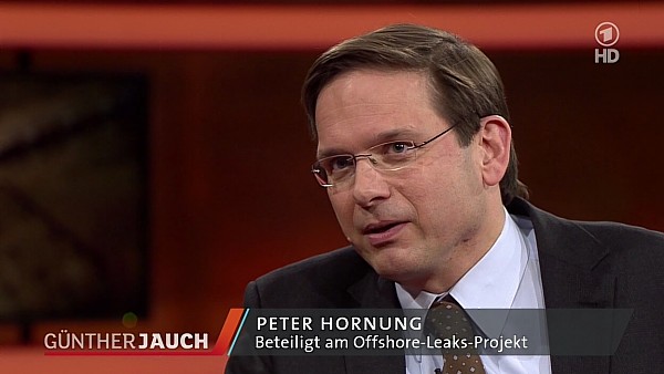 NDR-Recherche-Journalist Peter Hornung bei "Günther Jauch" am 07.04.2013