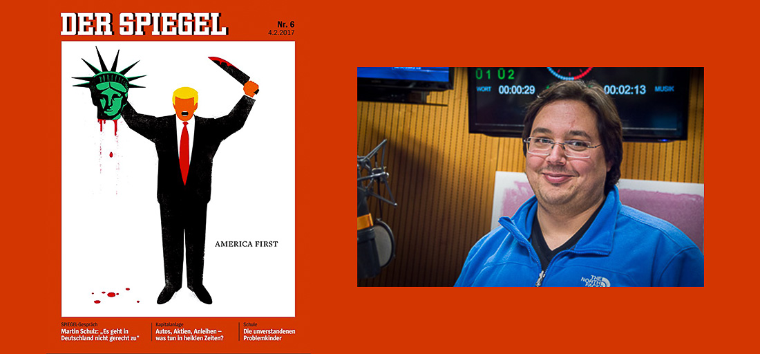  Spiegel-Cover 06/2017 - Daniel Bouhs im radioeins-Studio