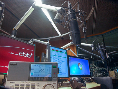 Noch spielt sie im Radio: 177 kHz (radioeins-Studio)